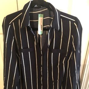 41 Hawthorn Navy Blouse